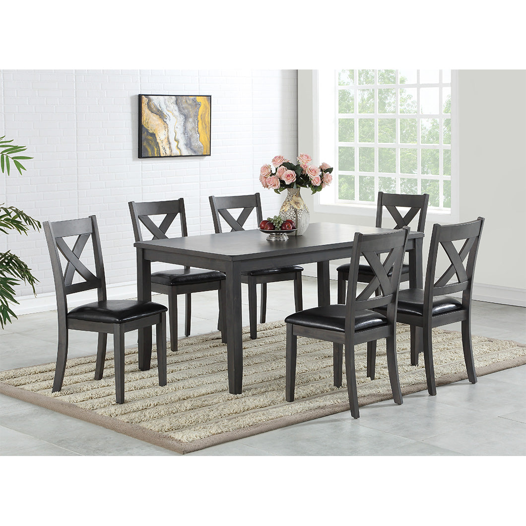 Eastwood 7-Piece Dining Set - Grey